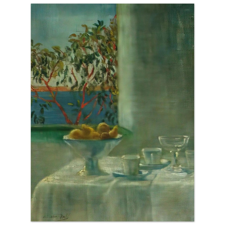 Salvador Dali  STILL LIFE BY A WINDOW Aluminum Print