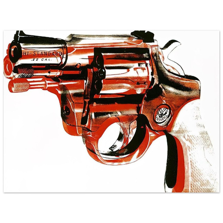 Andy Warhol  Gun Aluminum Print