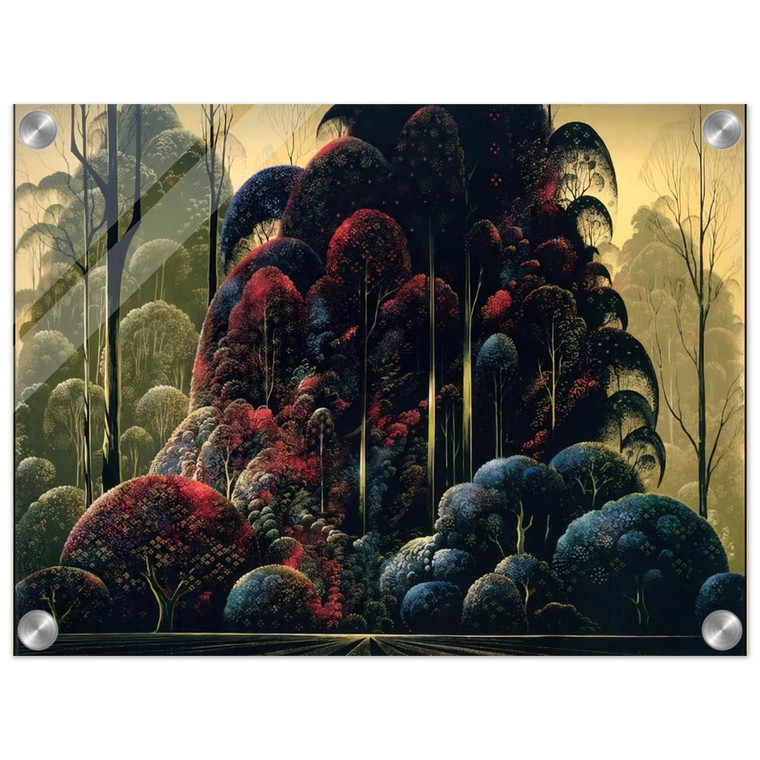 Eyvind Earle  Wind Breaks Acrylic Print