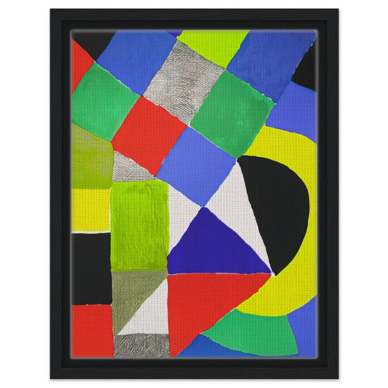 Sonia Delaunay  SQUARES Framed Canvas