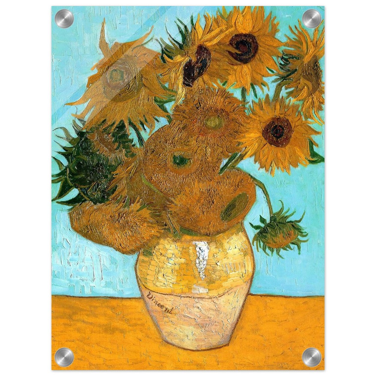 Vincent van Gogh  Still Life  Vase with Twelve Sunflowers Acrylic Print