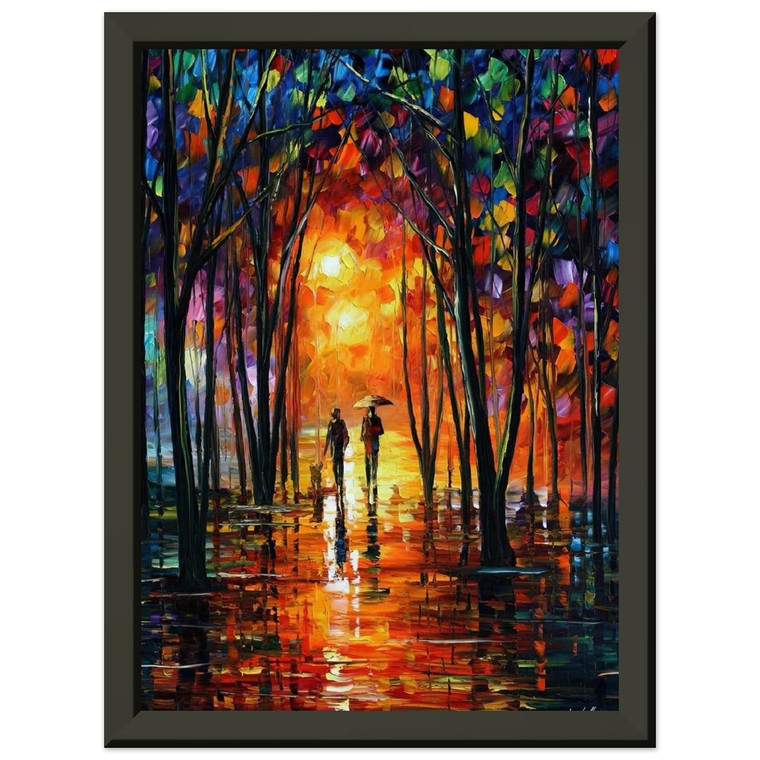 Leonid Afremov  Leonid Afremov N18 Premium Metal Framed Art Print / Poster