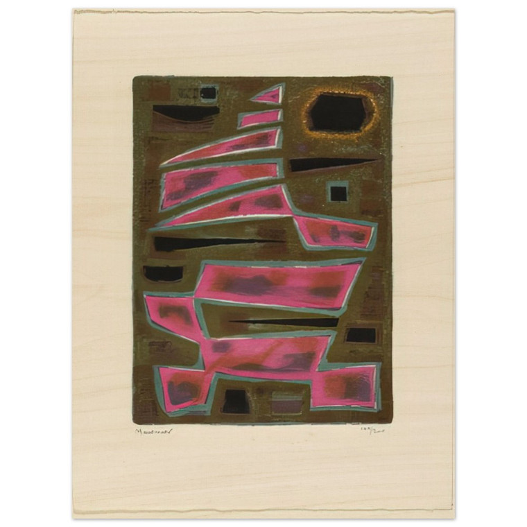 Alfred Manessier  Twilight  1950 Wood Print