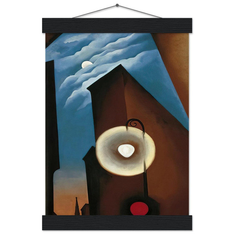 Georgia OKeeffe New York with Moon Matte Poster with Hanger