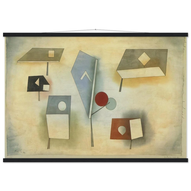 Paul Klee  SIX SPECIES 1921 Museum-Quality Matte Paper Poster with Hanger