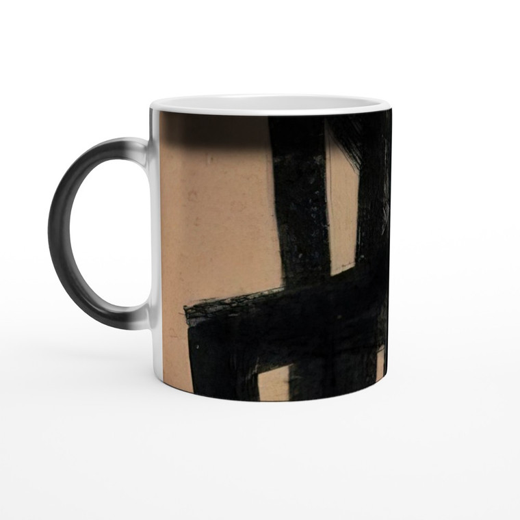 Pierre Soulages - Brou de noix 65 x 50 cm 1948 - 1948 Magic Ceramic Mug