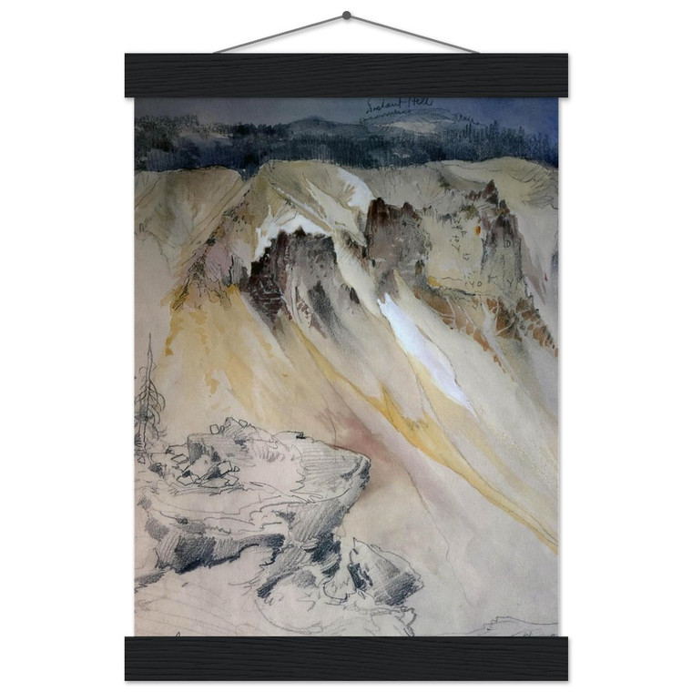 Moran Canyon East Wall Museum-Quality Matte Paper Poster with Hanger