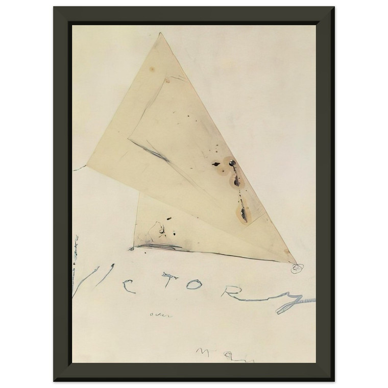 Cy Twombly  Victory Premium Metal Framed Art Print / Poster