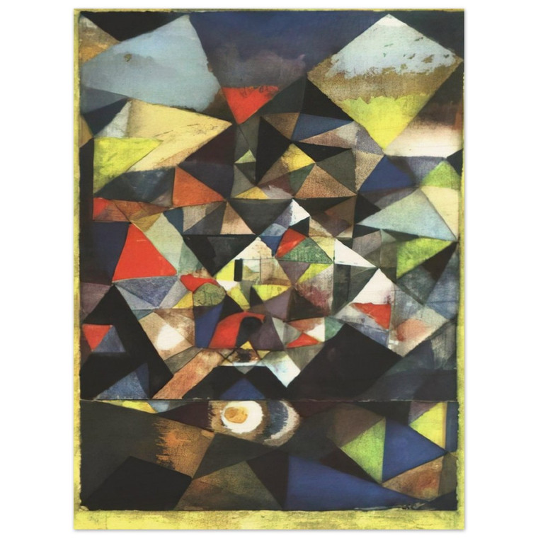 Paul Klee  WITH THE EGG 1917 Wood Print