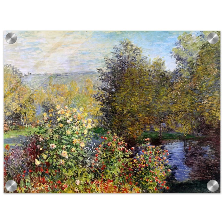 claude monet  A Corner of the Garden at Montgeron Acrylic Print