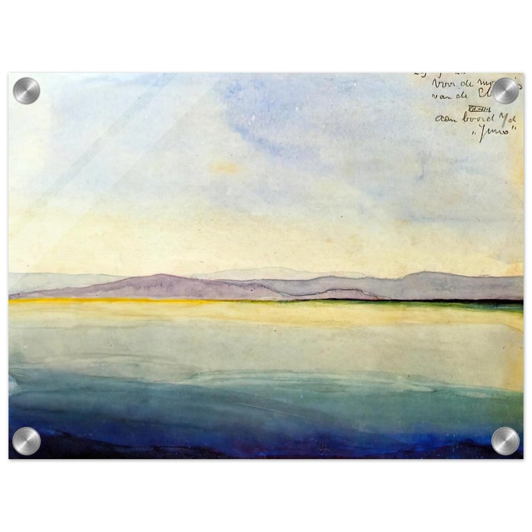 MC Escher  THE SEA AT THE MOUTH OF THE EBRO Acrylic Print