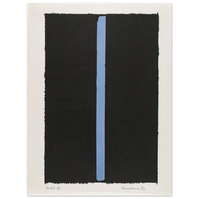 Barnett Newman  Canto II Aluminum Print