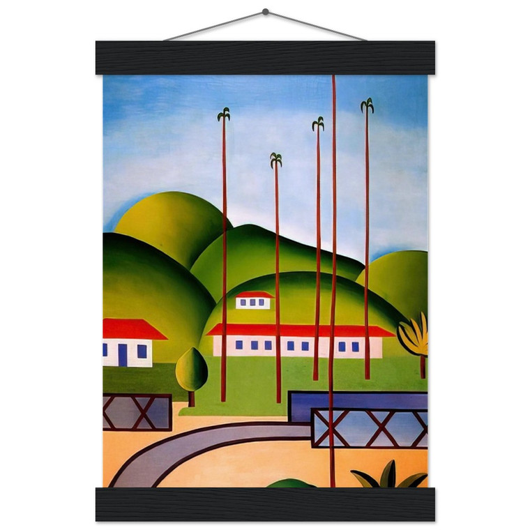 Tarsila do Amaral  Palm Trees Museum-Quality Matte Paper Poster with Hanger