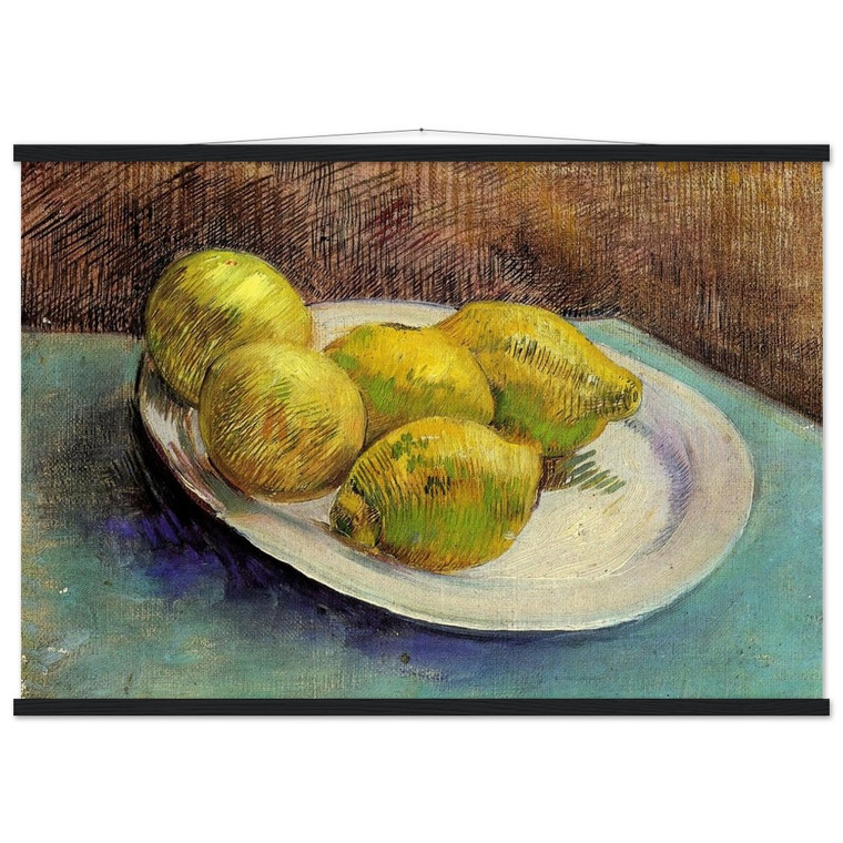 Van Gogh Still Life with Lemons on a Plate Matte Paper Poster Hanger