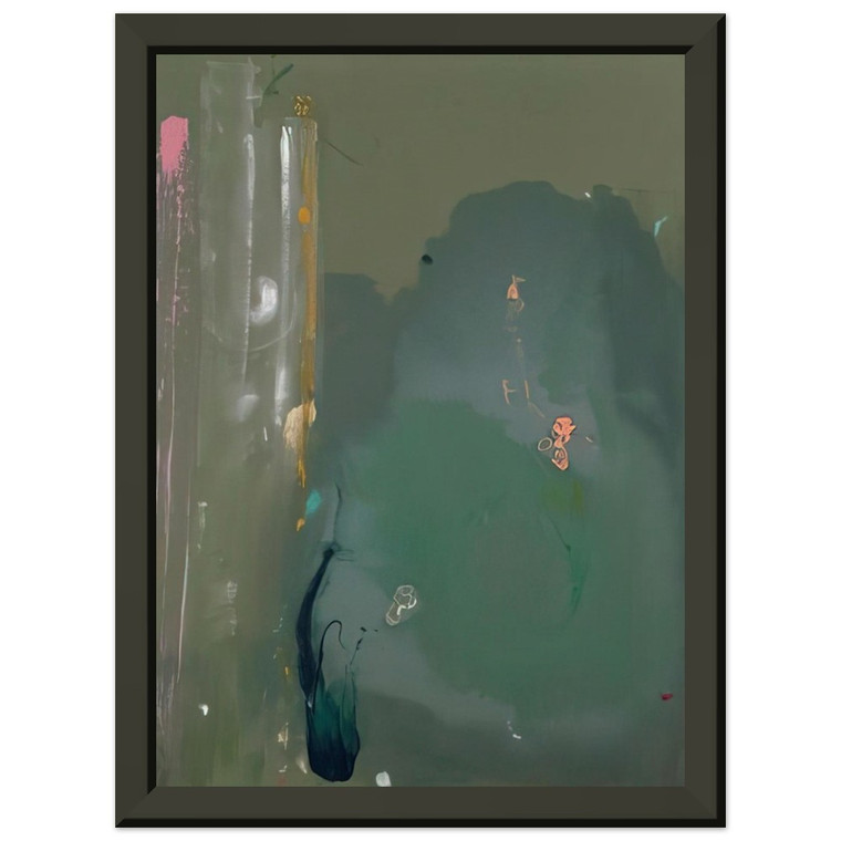 Helen Frankenthaler  Cote d Argent  1980 Premium Metal Framed Art Print / Poster