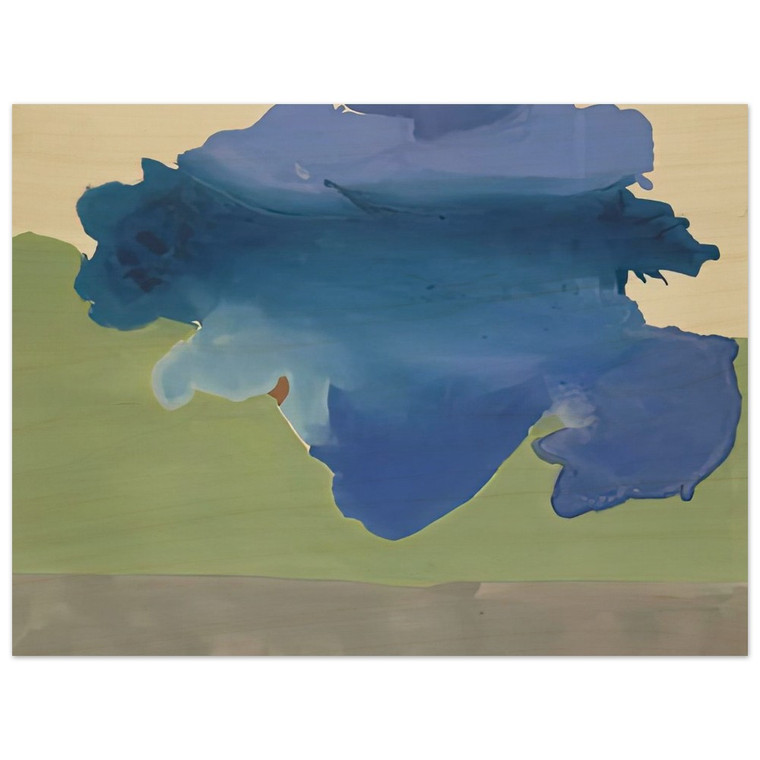Helen Frankenthaler  The Bay 1963 Wood Print