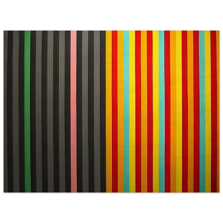 Gene Davis  Hot Susan  1965 Wood Print