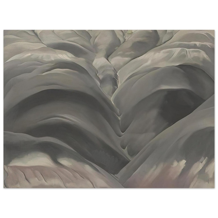 Georgia OKeeffe  Black Place I Aluminum Print