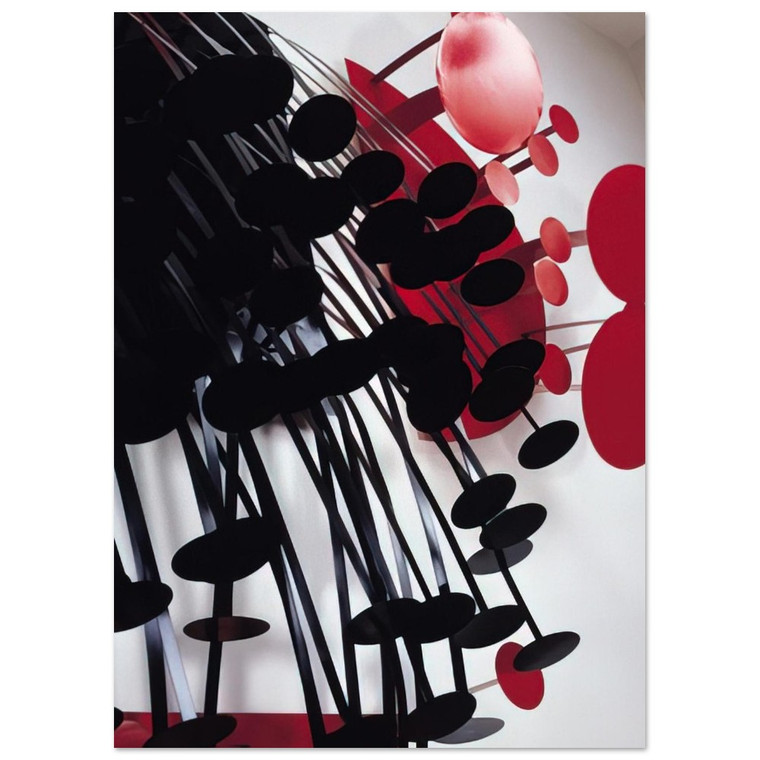 Lygia Pape  Amazonia Black and Red  1989 Fine Art Poster / Art Print