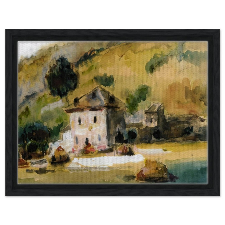 Paul Cezanne  Near Aix En Provence Framed Canvas