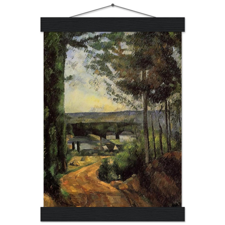 Paul Cezanne  Road Trees and Lake Museum-Quality Matte Paper Poster with Hanger