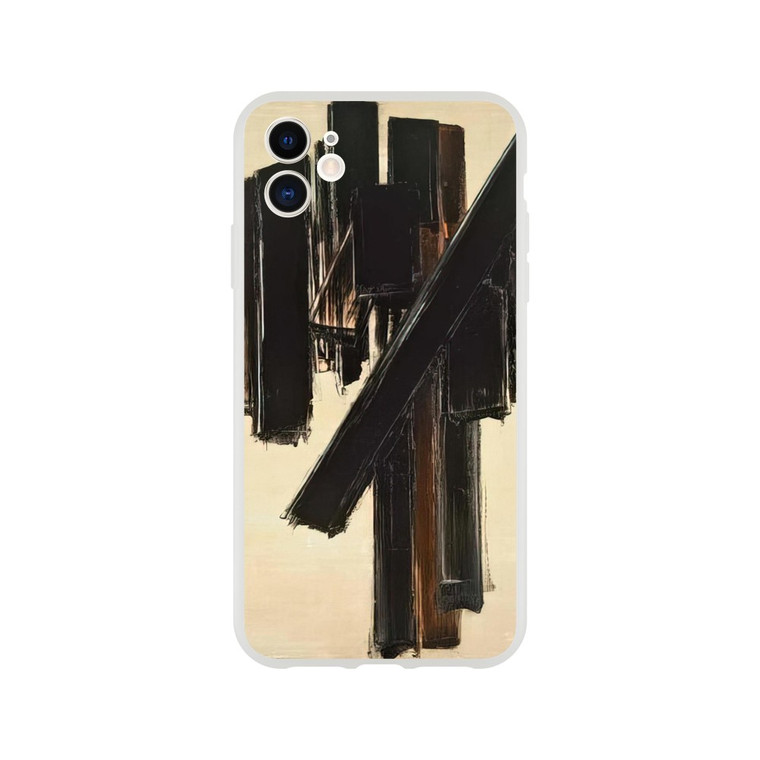 Pierre Soulages - Peinture 10 juin 1958 - 1958 Flexi case