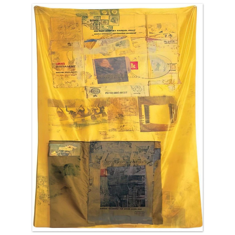 Robert Rauschenberg  SULPHUR BANK HOARFROST 1974 Aluminum Print