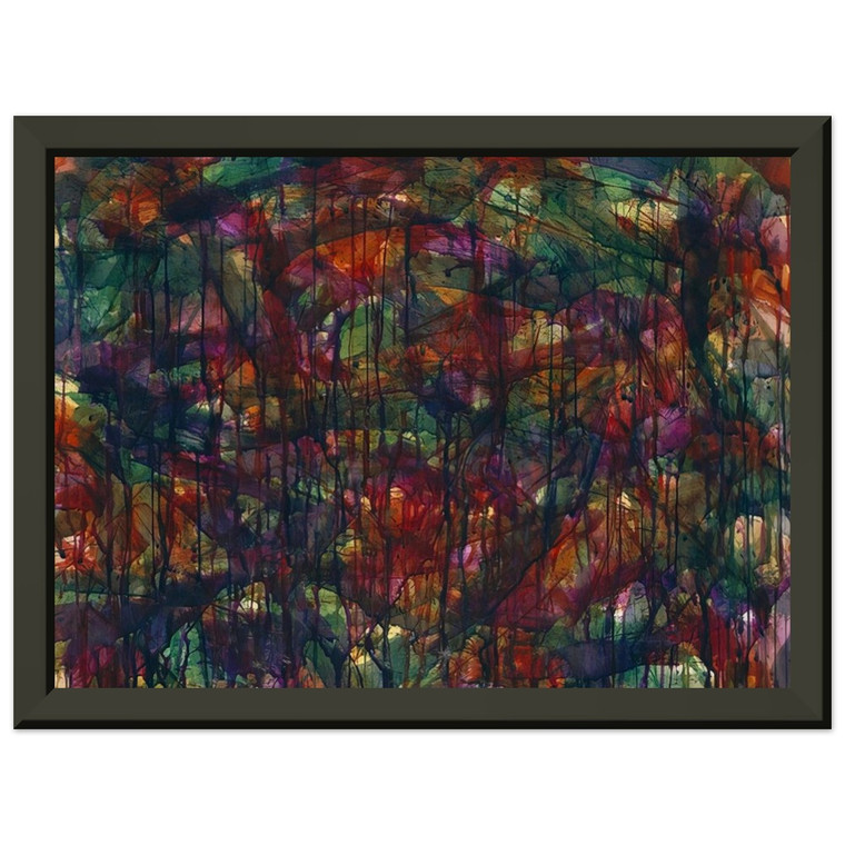 Norman Bluhm  Untitled  1957 N2 Premium Metal Framed Art Print / Poster