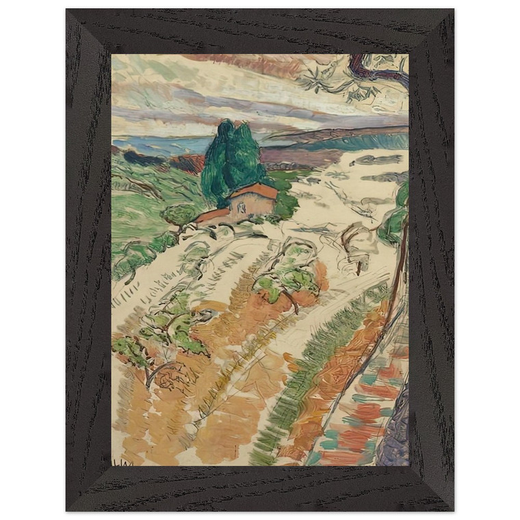 Henri Matisse  PAYSAGE ST TROPEZ 1904 Premium Wooden Framed Art Print / Poster