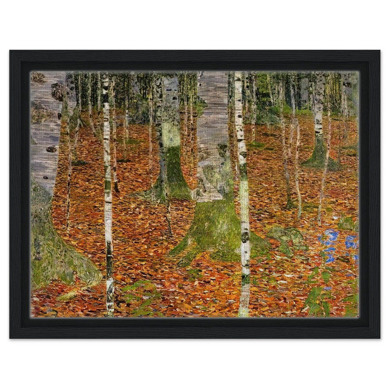 Gustav Klimt  FARMHOUSE WITH BIRCH TREES 1903 Framed Canvas