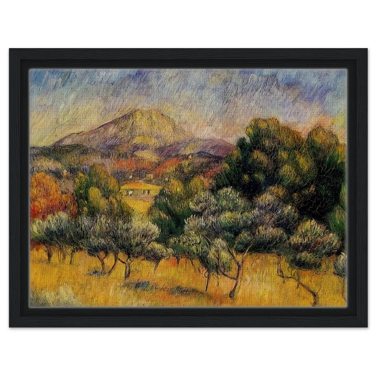 PierreAuguste Renoir  Mount Sainte Victoire Framed Canvas