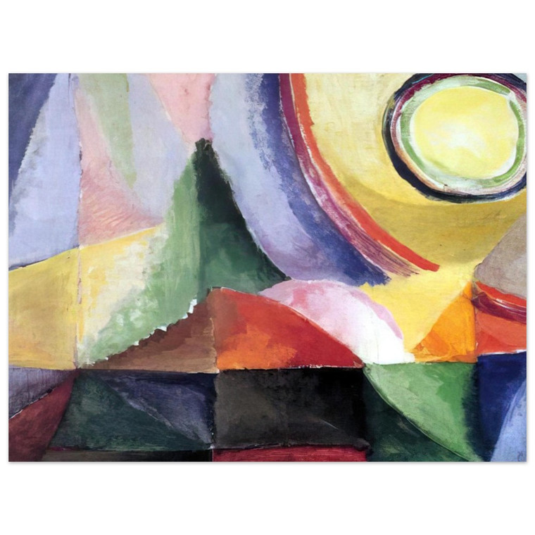 Sonia Delaunay  ELECTRIC PRISMS Aluminum Print