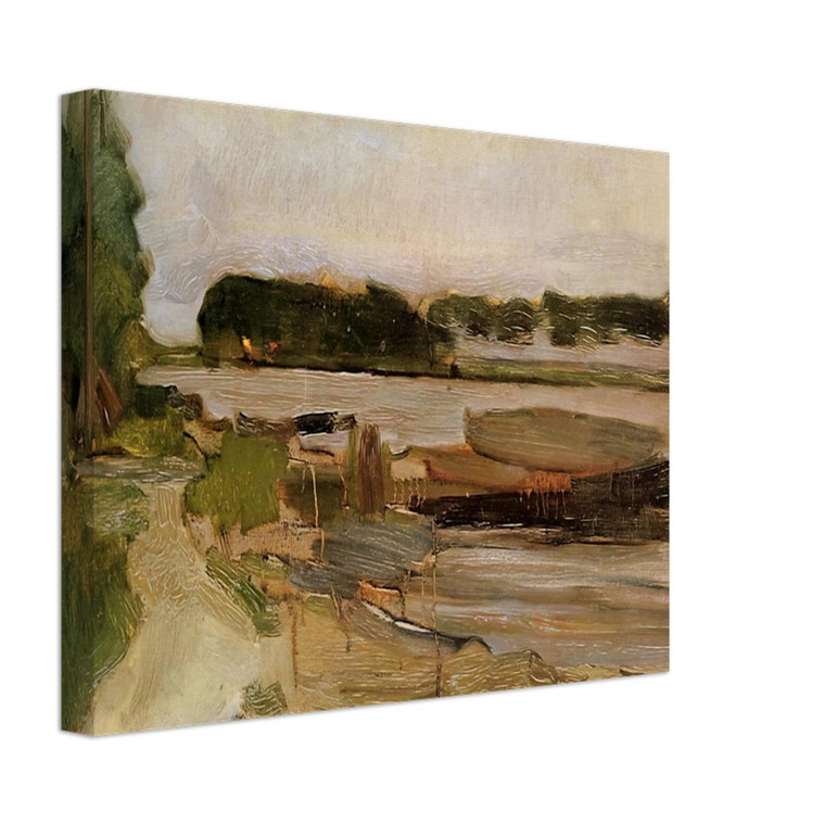 Piet Mondrian  At the Amstel Sun Canvas