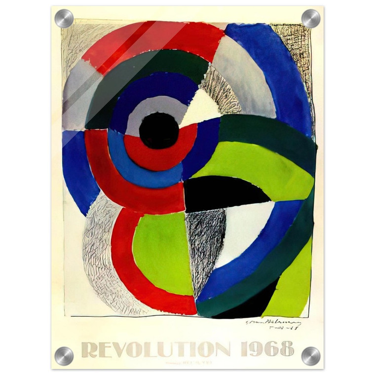 Sonia Delaunay  REVOLUTION AFFICHE Acrylic Print