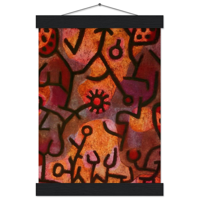 Paul Klee  FLORA ON ROCKS SUN 1940 Museum-Quality Matte Paper Poster with Hanger