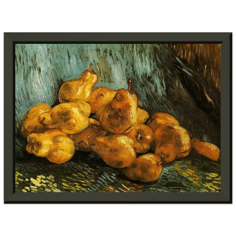 Vincent van Gogh  Still Life with Pears Premium Metal Framed Art Print / Poster