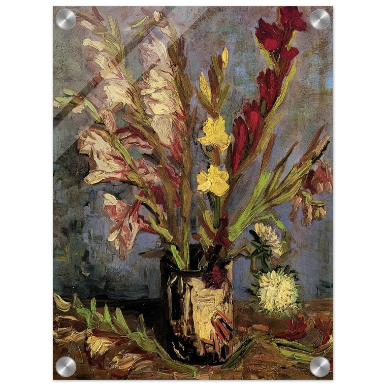 Vincent van Gogh  Vase with Gladioli Acrylic Print