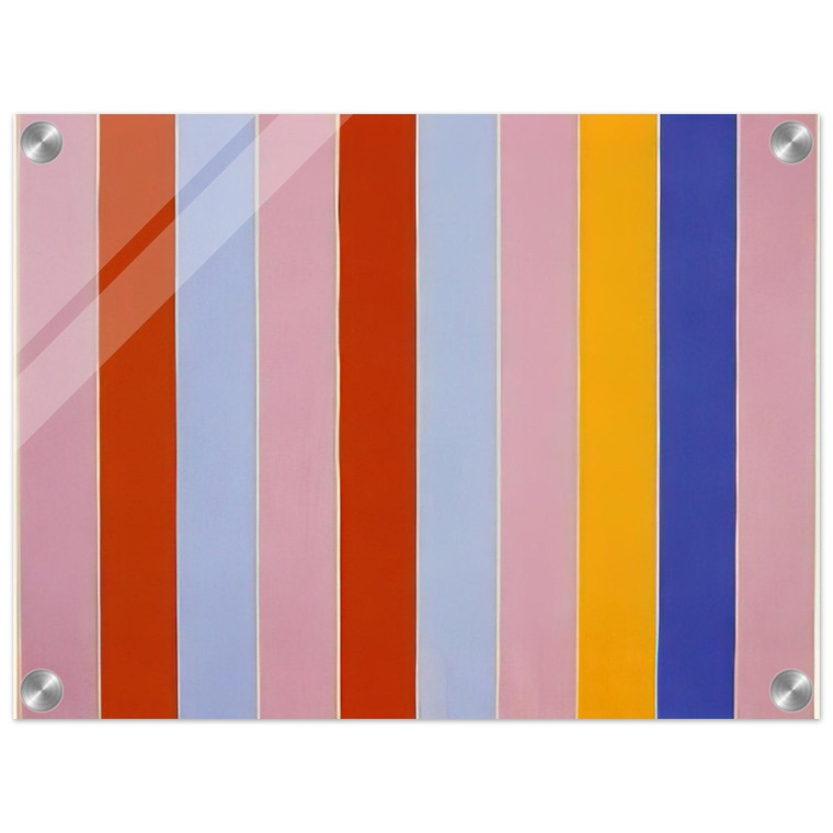 Gene Davis  Peeping Wall  1960 Acrylic Print