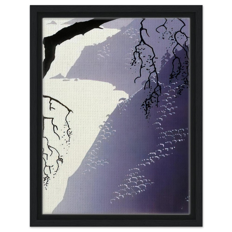 Eyvind Earle  Gray Mist Framed Canvas