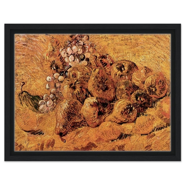 Vincent van Gogh  Still Life with Grapes Pears and Lemons Framed Canvas