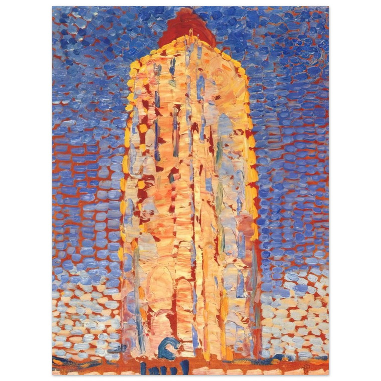 Piet Mondrian  Lighthouse in Westkapelle Aluminum Print