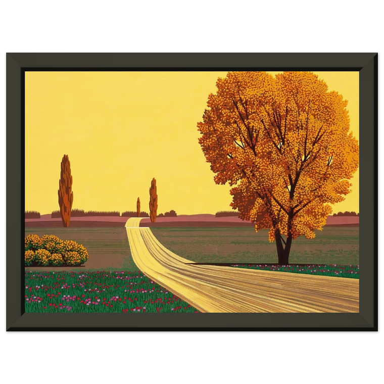 Hiroshi Nagai  Autumn N1 Premium Metal Framed Art Print / Poster