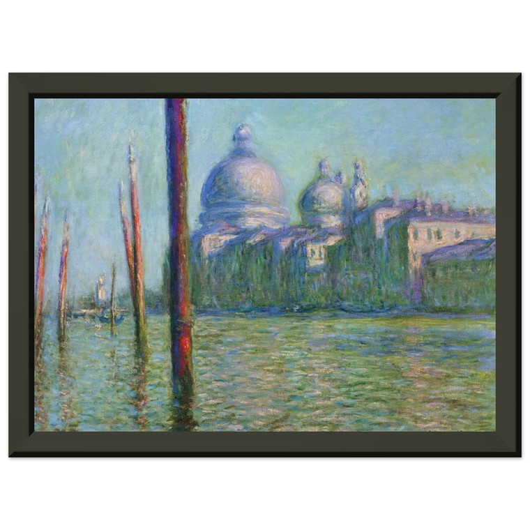 claude monet  The Grand Canal 03 Premium Metal Framed Art Print / Poster