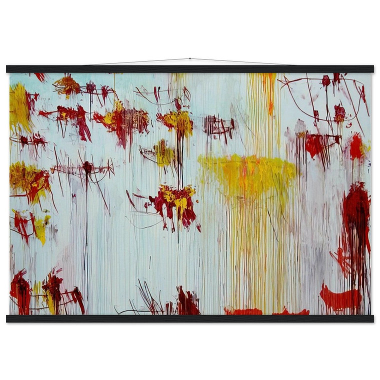 Cy Twombly  Lepanto Part X Museum-Quality Matte Paper Poster with Hanger