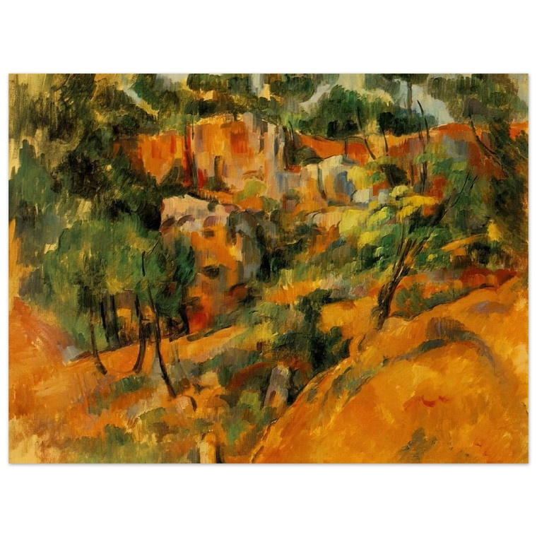 Paul Cezanne  Corner of Quarry Aluminum Print