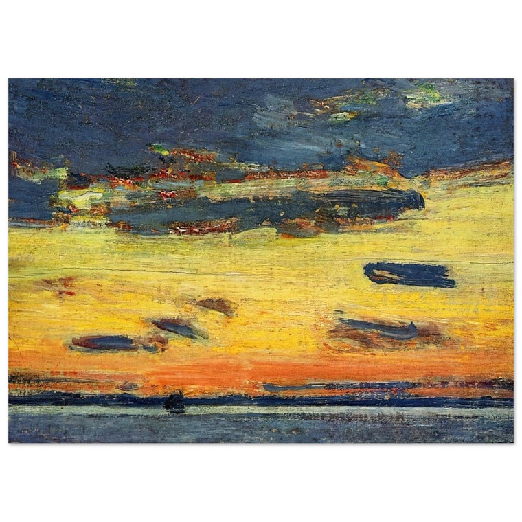 Childe Hassam  Sunset on the Sea Fine Art Poster / Art Print