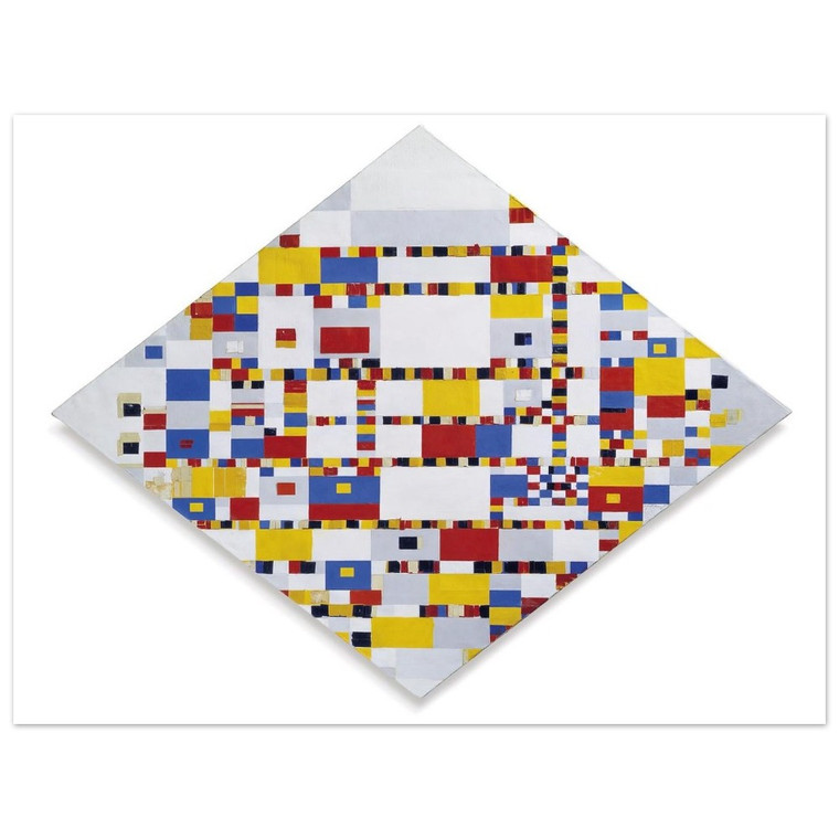 Piet Mondrian  Victory Boogie Woogie Aluminum Print