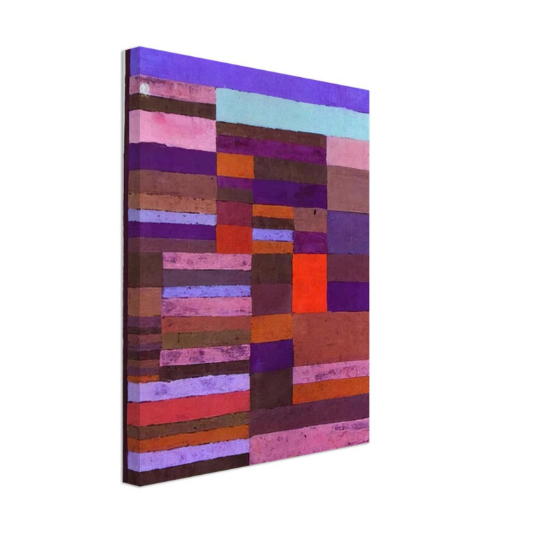 Paul Klee  INDIVIDUALIZED ALTIMETRY OF STRIPES 1930 Canvas