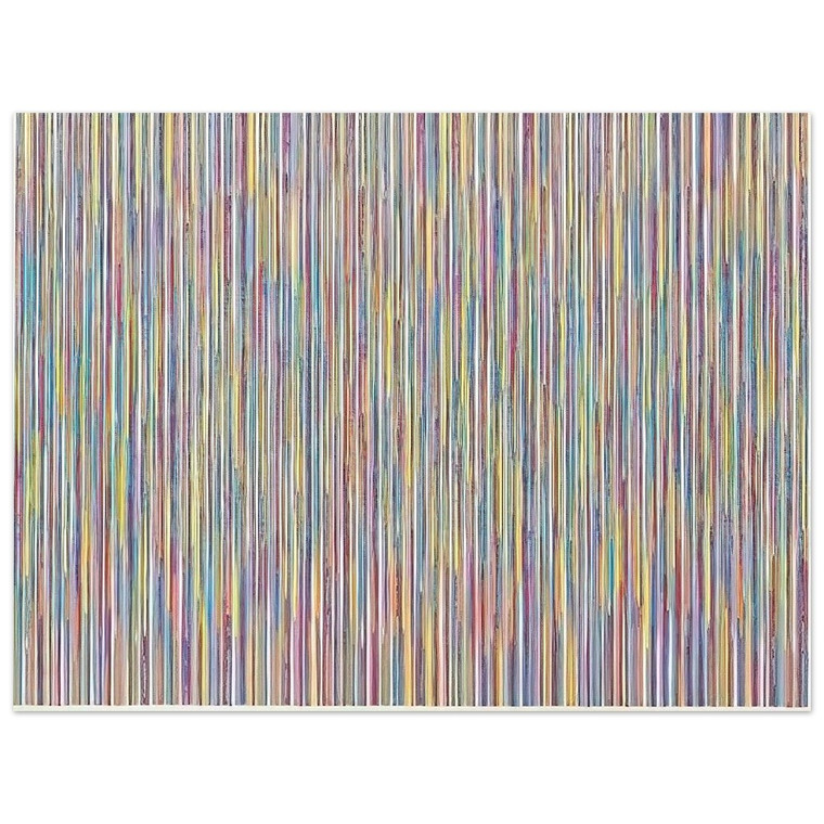 Gene Davis  Monets Garden  1980 Aluminum Print