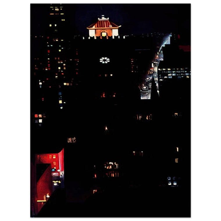 Georgia OKeeffe  New York Night Wood Print